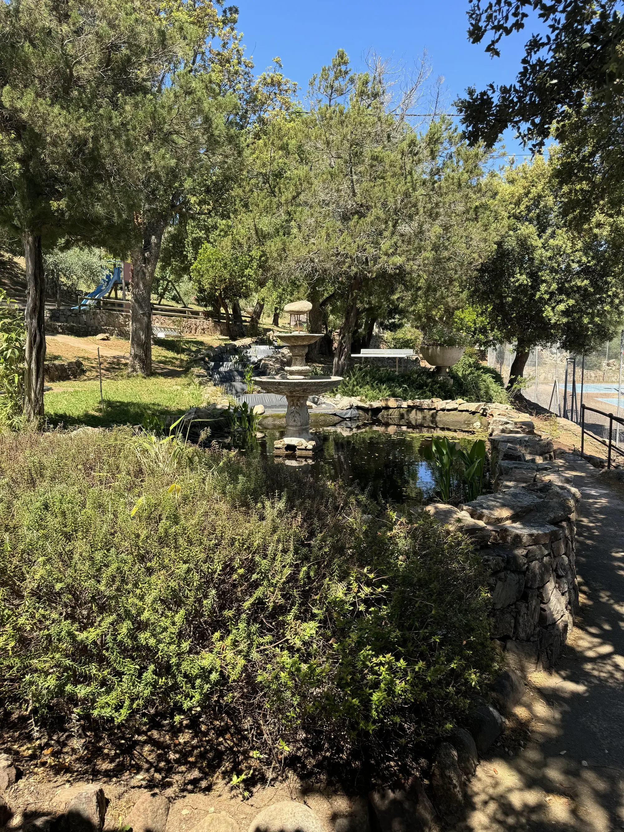 Parc arboré de la résidence