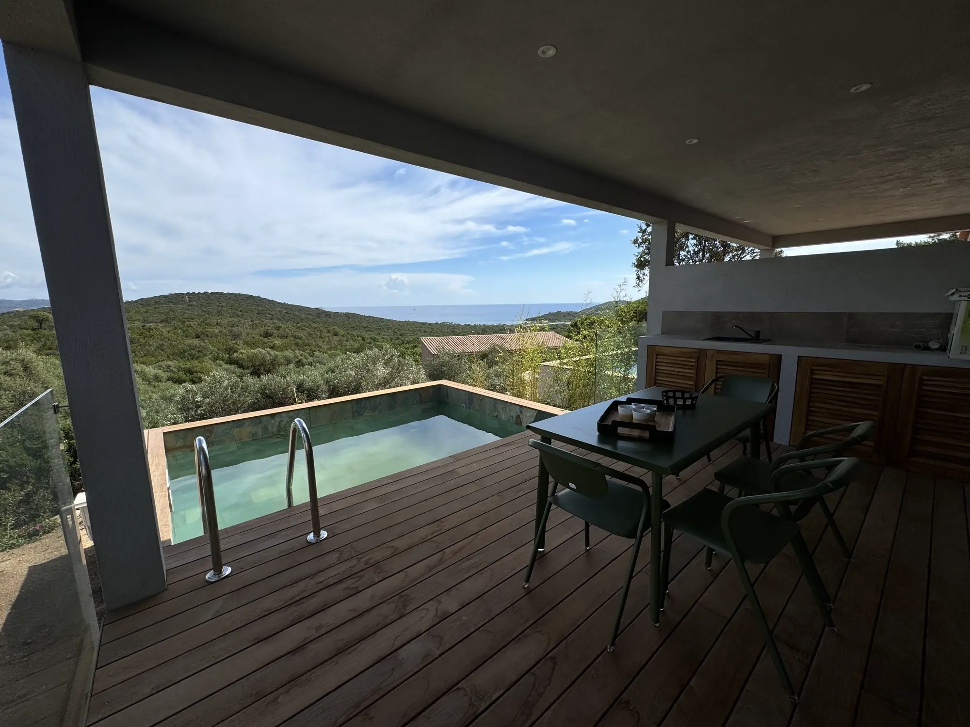 Piscine privée chauffée villa Albitru